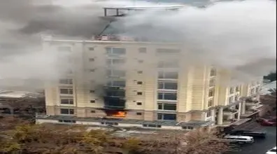 (ویدیو) زخمی شدن 21 نفر در انفجار یک هتل 
