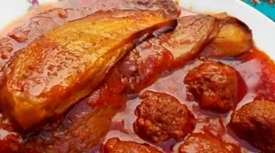 طرز تهیه خورشت بادمجان با گوشت قلقلی بسیار خوشمزه | روش صحیح پخت خورش بادمجان 