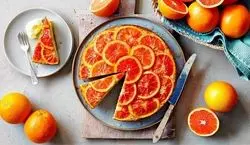 کیک پرتقال برگردان؛ یه خوراکی لذیذ و متفاوت برای عصرهای زمستان + طرز تهیه 