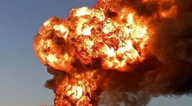 (ویدیو) انفجار وحشتناک در جایگاه سوخت!!