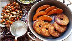 کوکو کدو حلوایی مجلسی با طعم بسیار خوشمزه +  طرز تهیه 