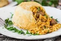 ناهار لاکچری امروز واسه مهمونای ویژه: شاه پلو، تنها پلویی که تو فر درست میشه! + ویدیو