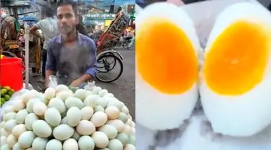 پوست کردن تخم مرغ به سبک هندی ها؟ | تو باشی این تخم مرغ رو میخوری؟ + فیلم 