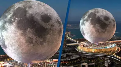 ساخت هتل 5 میلیارد دلاری به شکل ماه در دبی + عکس