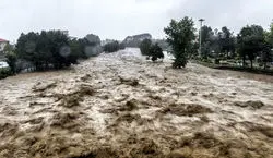 (ویدیو) روستای علی آباد یزد در سیل غرق شد!!