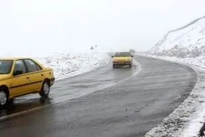 هشدار: بارش برف و باران در جاده‌ های ۱۰ استان کشور 