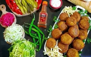 آبادانی ها فلافل رو با این روش درست میکنن! + روش