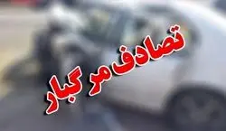 28 کشته و مصدوم در تصادف اتوبوس با پژو در جاده کرمان