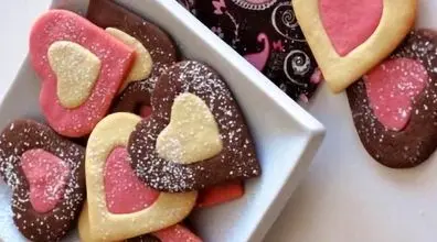 قلب شکلاتی؛ شیرینی شیک و ساده برای عید نوروز + آموزش