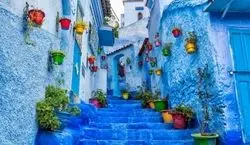 شهر فیروزه ای مراکش، آبی ترین شهر جهان + عکس