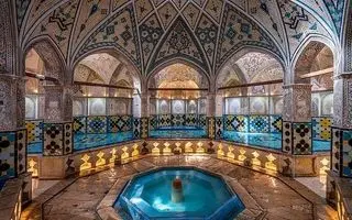 حمام سلطان امیر احمد کاشان؛ زیباترین حمام تاریخی کاشان