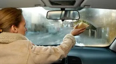(ویدیو) آموزش رفع بخار شیشه ماشین با صابون گلنار!