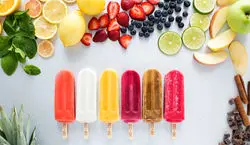 دسر ساده و خوشمزه بستنی یخی | طرز تهیه بستنی یخی آناناس و کیوی