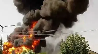 اولین فیلم از آتش سوزی در کارخانه الکل سازی قم | اخبار تکمیلی