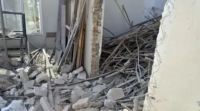 نجات معجزه آسای یک کودک از ساختمان در حال ریزش + فیلم