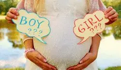 دلیل تعیین جنسیت بچه