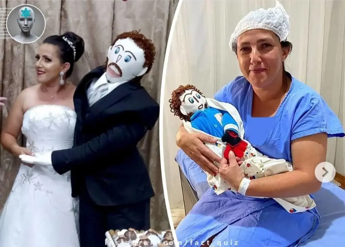 ماجرای دختر جوان که با یک عروسک ازدواج کرد