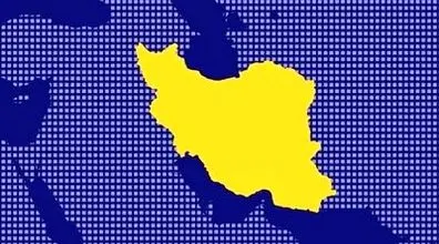 تصاویر هوش مصنوعی از نقشه ایران در بستر طبیعت