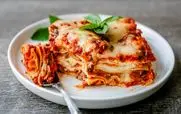 لازانیای ایتالیایی رو به روش کته ای بدون فر بپز + طرز تهیه
